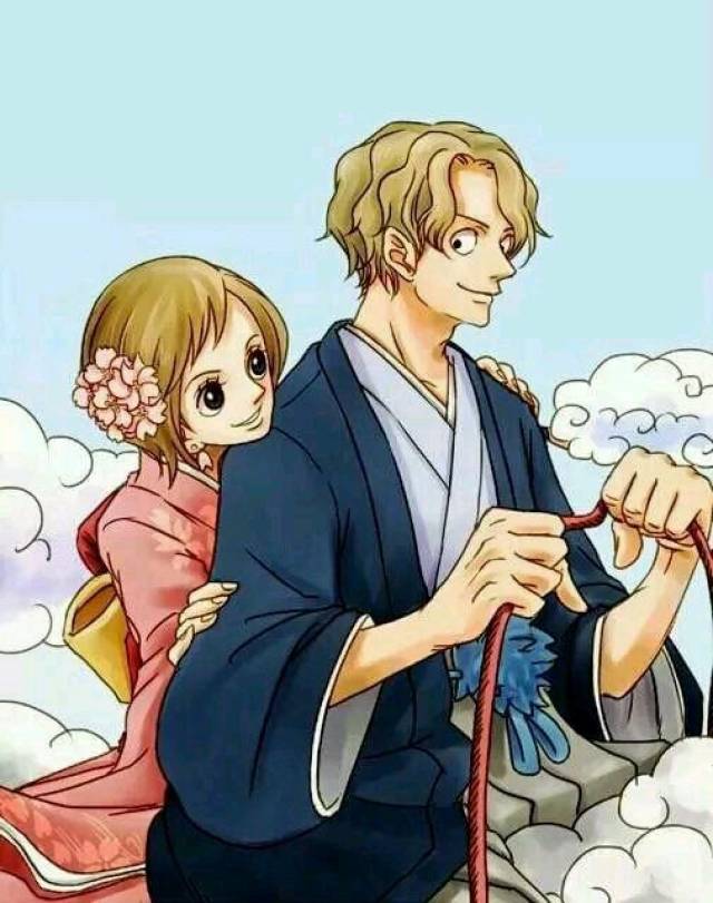 海贼王中的10对cp,情侣,恋人,路飞想过和汉库克结婚生宝宝