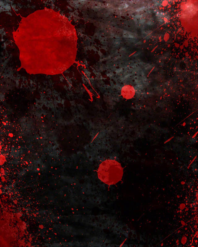 一组插画师由罗绘制设计的血色暗系背景素材