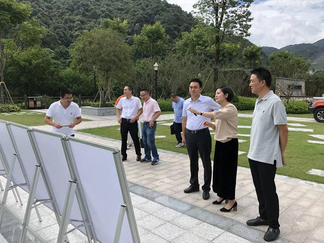 市林业局党组书记朱启来到泽雅调研"一村万树" 及森林康养基地建设