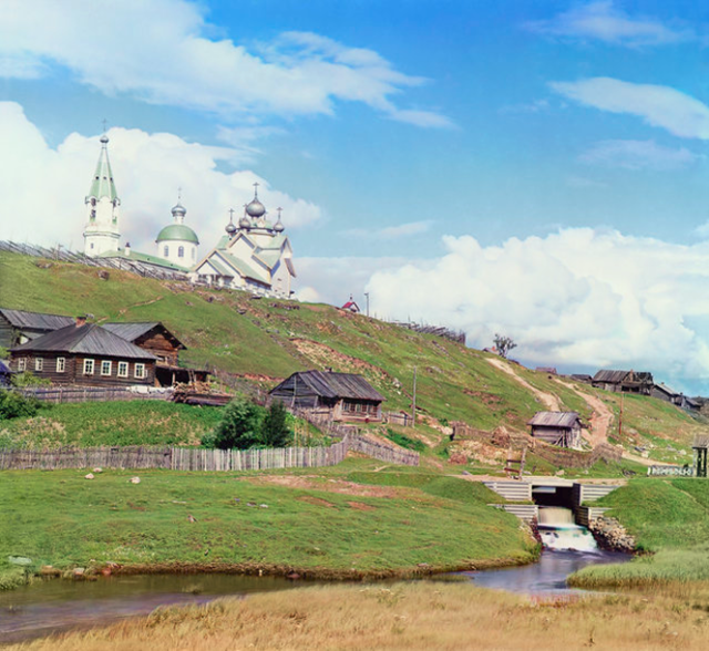 让人惊艳的彩色老照片 1909年俄罗斯乡村风景