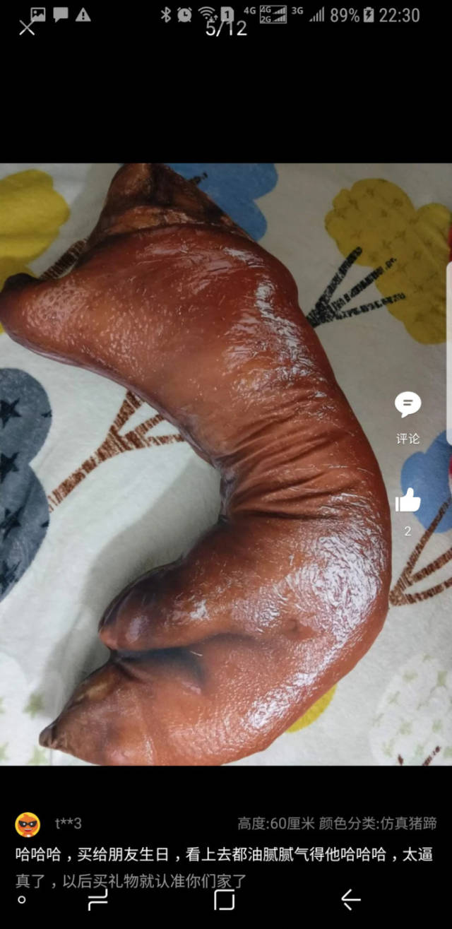 你这个大猪蹄子怎么又大又油腻?借我玩一会儿好不好?