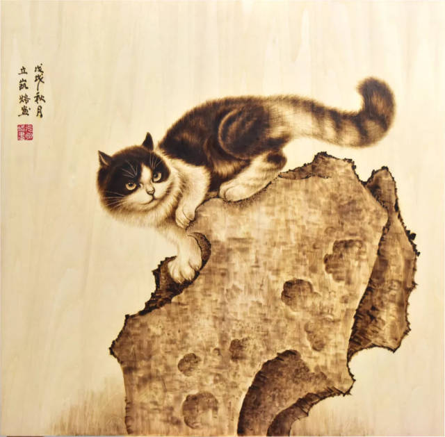 这是关于猫的烙画 | 听过现在的艺术家也吸猫?