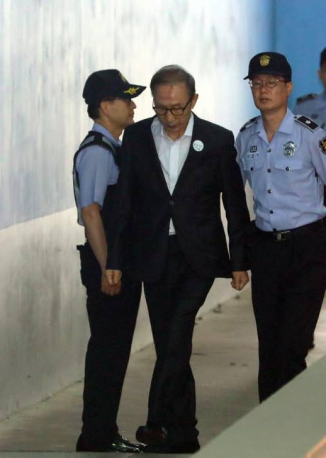 韩国前总统李明博的一审正进入最后阶段.