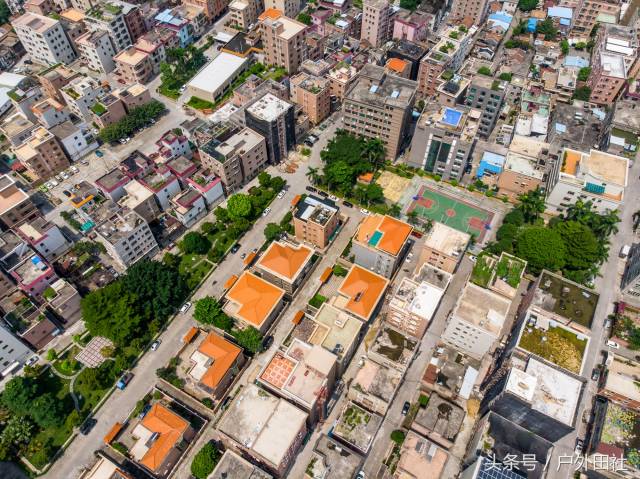 无人机航拍厚街白濠村全景