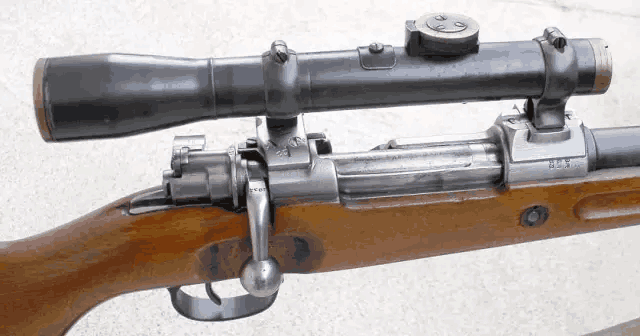 德国步兵的精准Gew98式步枪