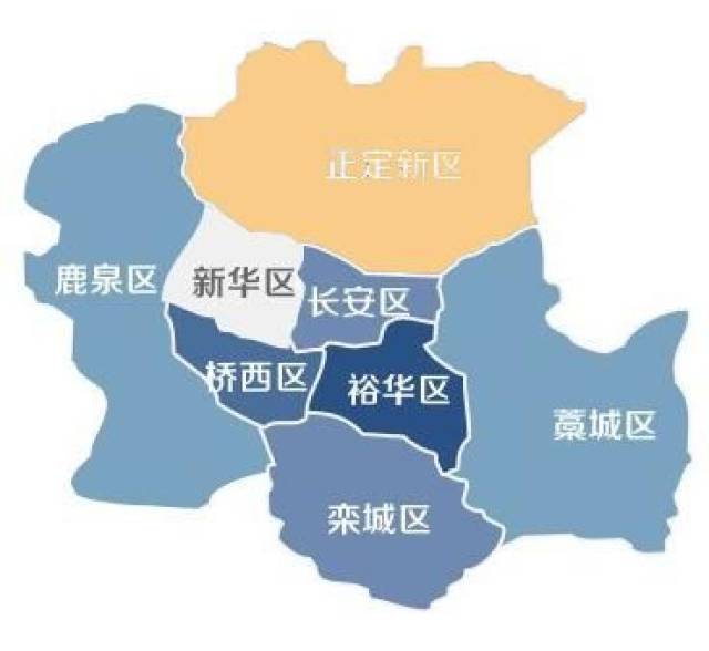 石家庄高新区域划分图图片