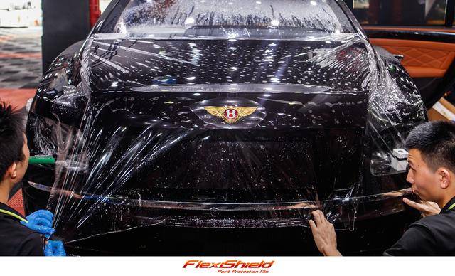 固驰系列——宾利漆面膜施工前后对比 这效果你还不服气吗?