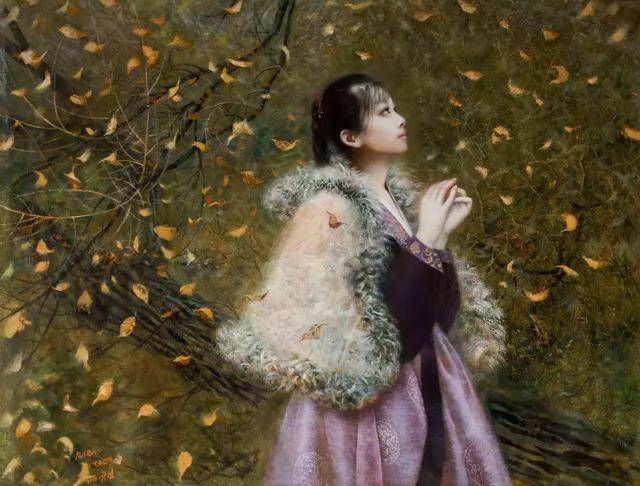 当代朝鲜唯美写实油画作品欣赏