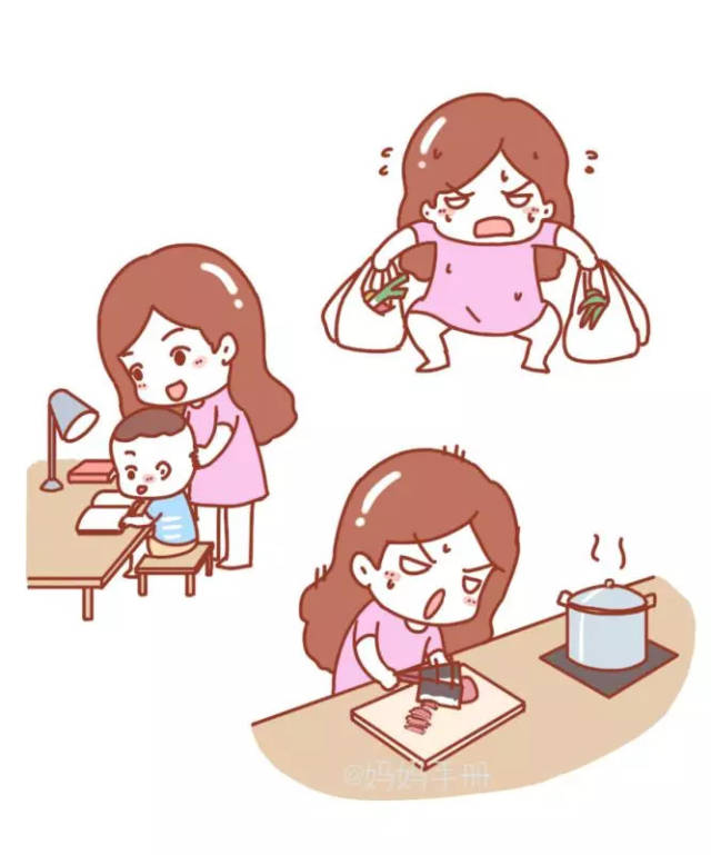 下得了厨房;整得了厅堂,去得了菜场,时下当妈标准为娘多不易!