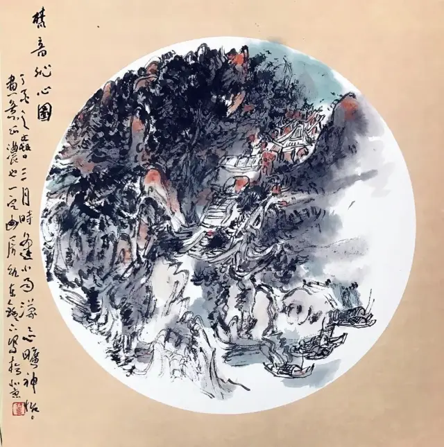 【画说收藏推荐】"月圆家圆画团圆"----仇东水墨山水画新作赏析