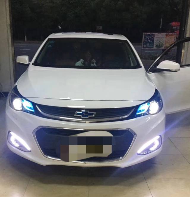 迈锐宝改led大灯,迈锐宝卤素灯改led效果案例,成都改灯