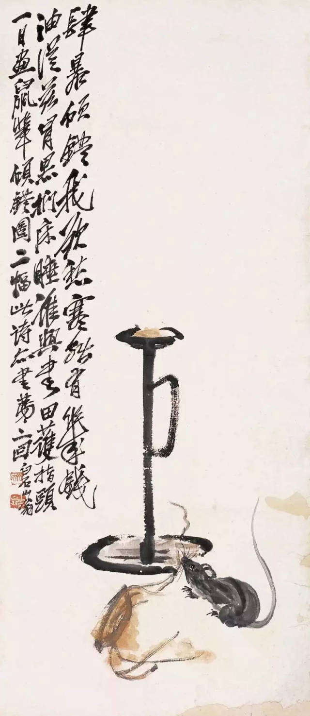 齐白石画老鼠送汉奸，解气！_搜狐网
