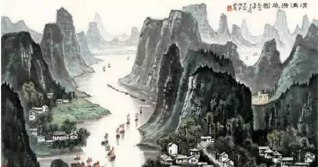 四大名家画漓江：相同的山水，不同的妩媚！_搜狐网