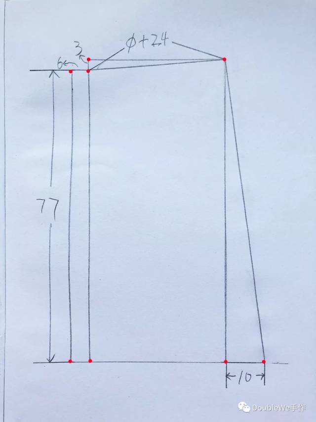 工字褶半身裙的图纸画法和制作过程