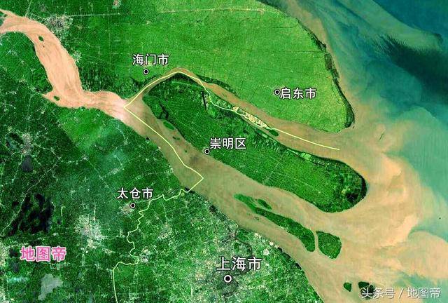 中国第三大岛崇明岛,为何不全部划给上海?