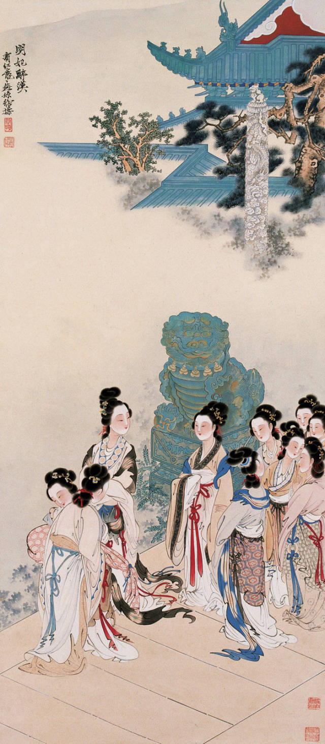 仕女图》系列四：徐操《仕女图》绘画艺术欣赏_搜狐网