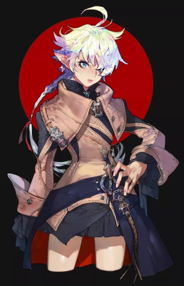 暗黑系哥特风,又帅又酷的风格插画