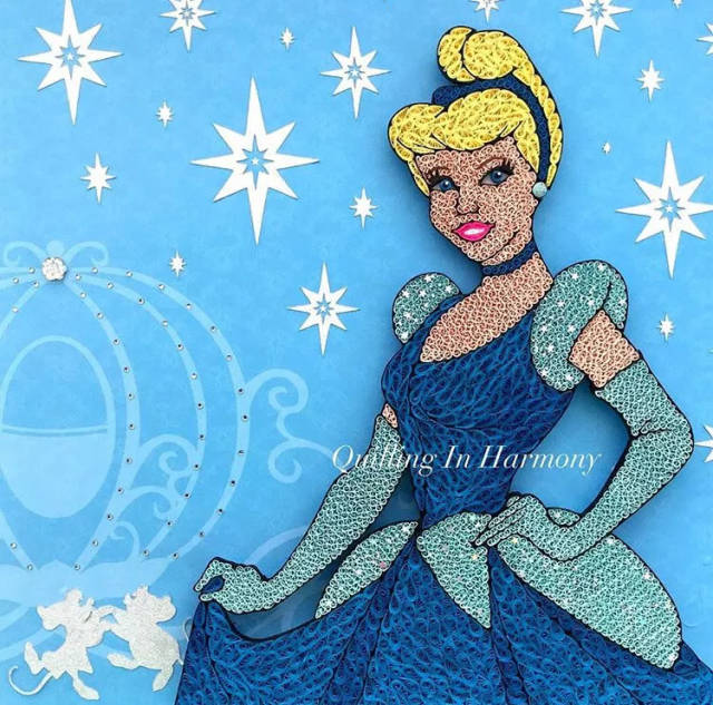 jan howard的人物,动物类大师级衍纸作品