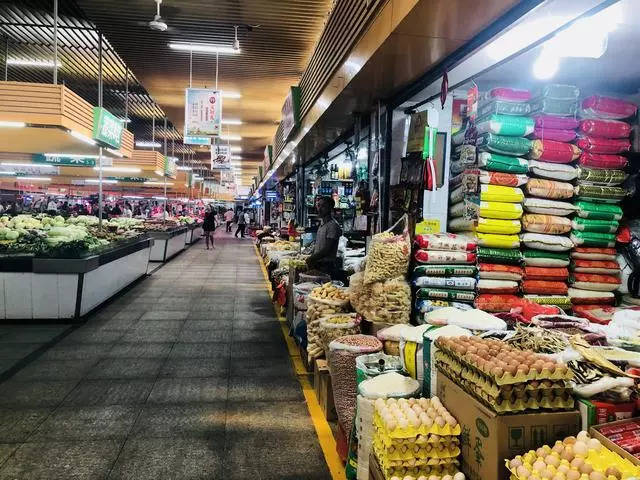 九江网红菜市场龙开河农贸市场高颜值亮相网友称比自己家还干净