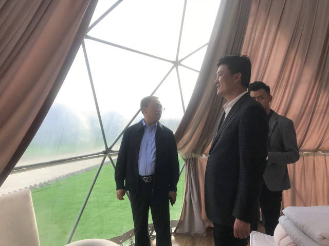 青海省海西州旅游局局长童建光,都兰县旅游局局长多杰才旦