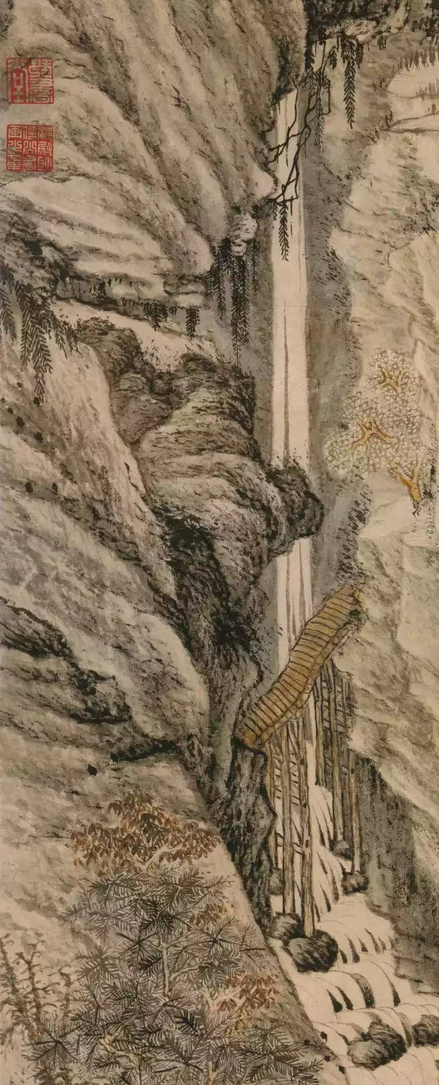 沈周一张《庐山高》,写满对老师的敬意