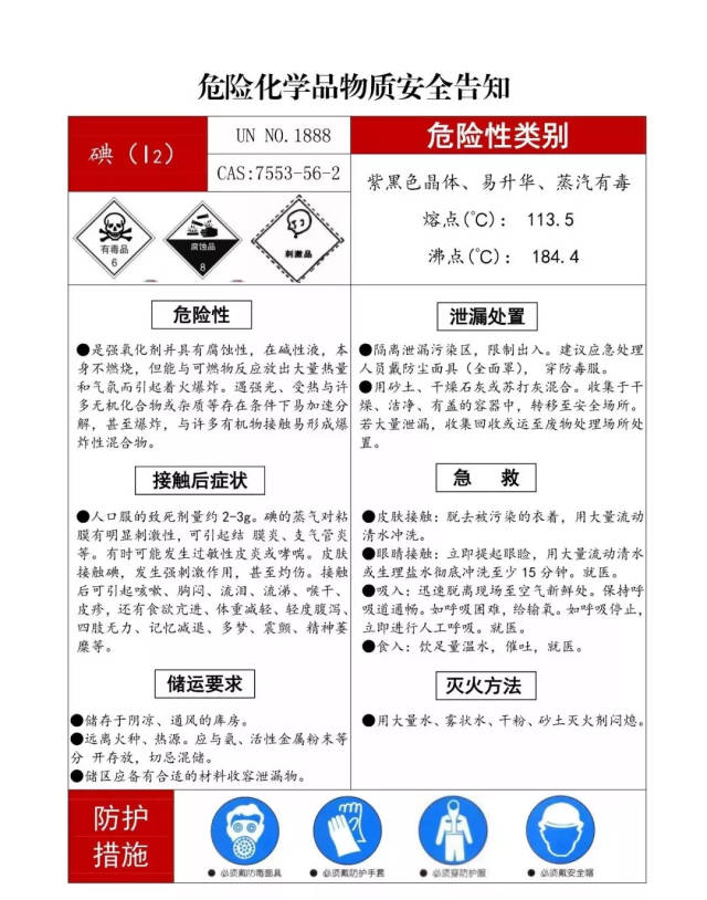 危险化学品物质安全告知卡 如何远离危化品伤害?