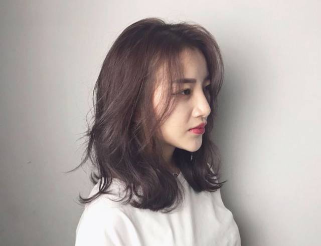 齐肩烫发发型 韩国图片