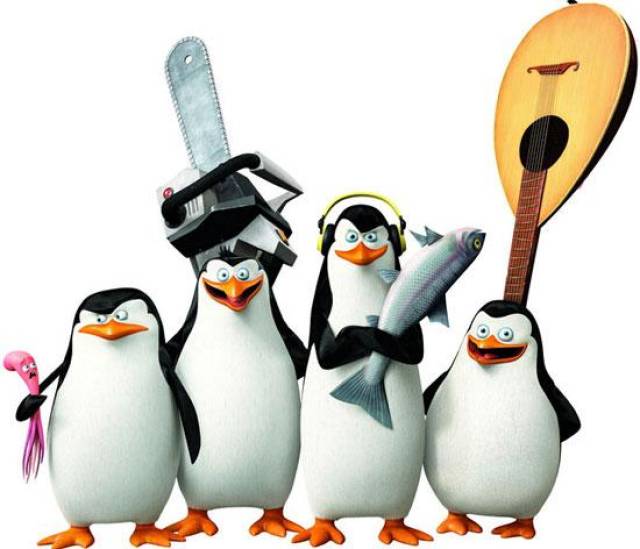 超萌四贱客马达加斯加的企鹅