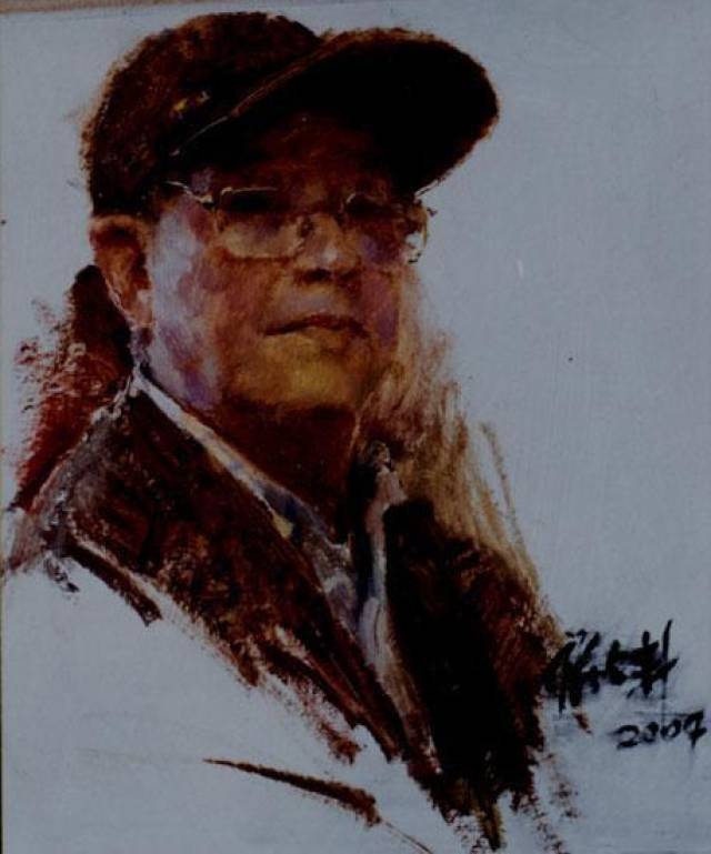 旅美画家张文新油画人物作品欣赏