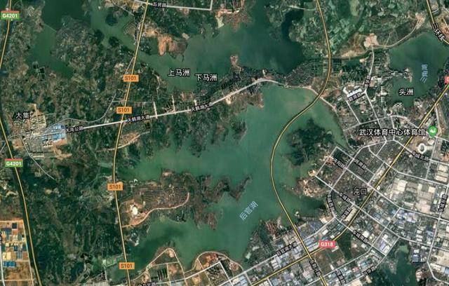 地图上的后官湖