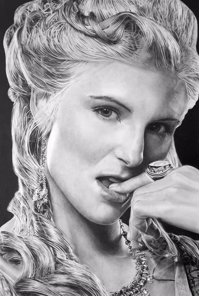 这样的超写实素描,放到黑白照片中,我也没能认出来!