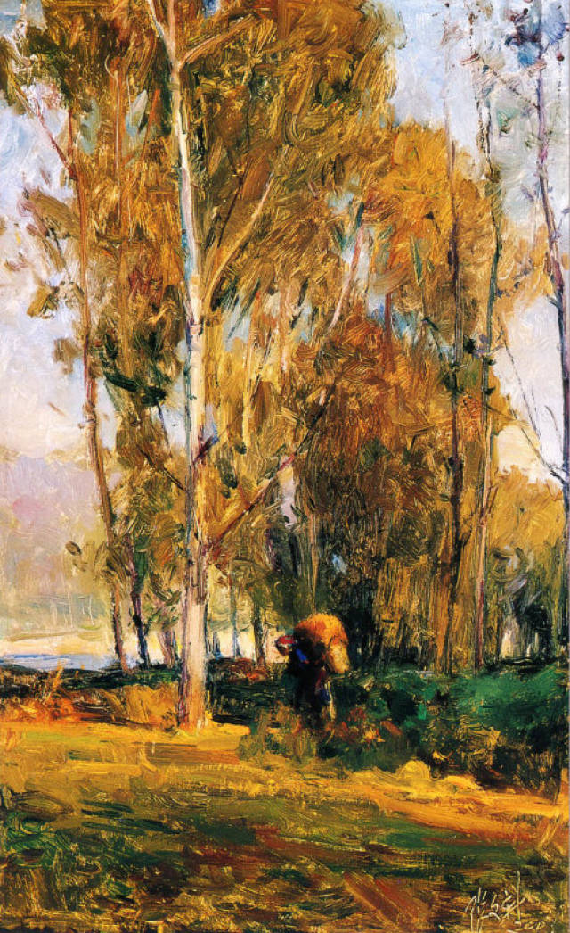 旅美画家张文新油画风景作品欣赏