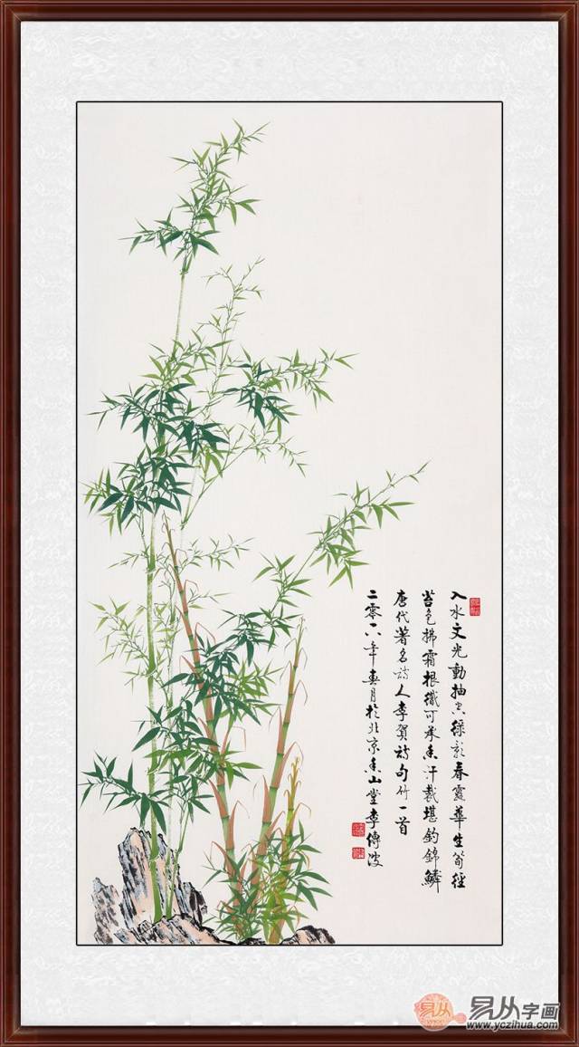 进门挂什么画为大吉 还是国画竹子吉祥