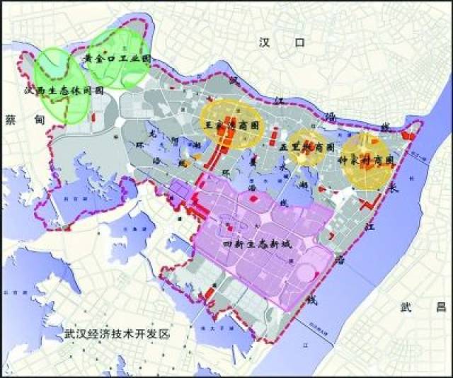 汉阳区社区划分地图图片