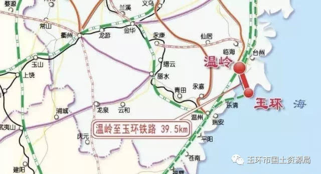 玉环铁路规划图清晰图片