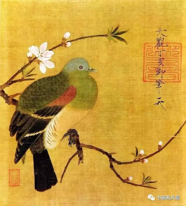 宋代花鸟画有绝招！_宋徽宗