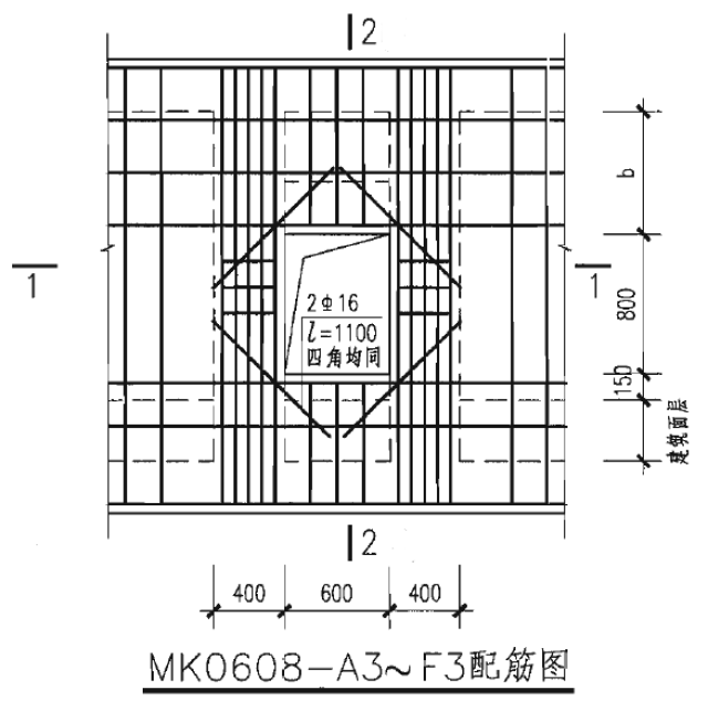 人防门框墙钢筋图集图片