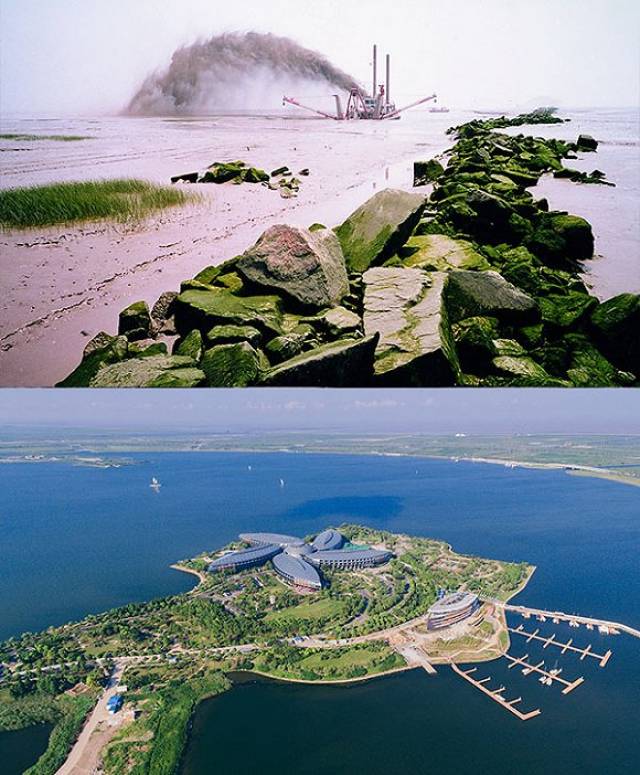 十组同地点照片 带你看沧海桑田般的浦东巨变