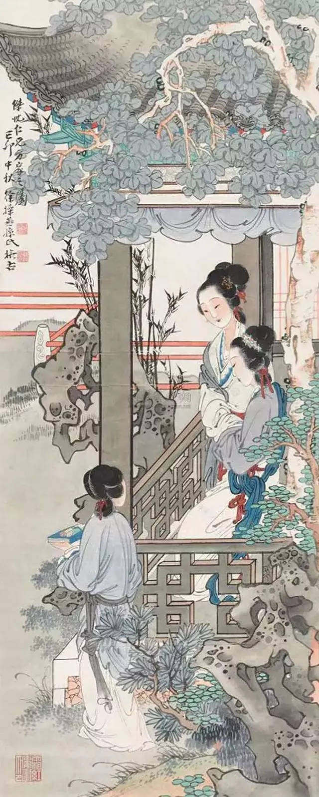人物画大师——徐燕孙工笔人物画欣赏