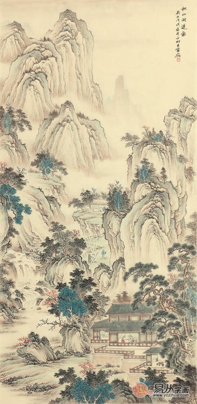 当代实力派画家王宁画笔下的界画山水画品赏