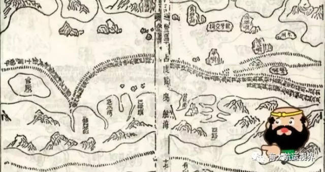说说世界最早航海图集——《郑和航海图》_航线
