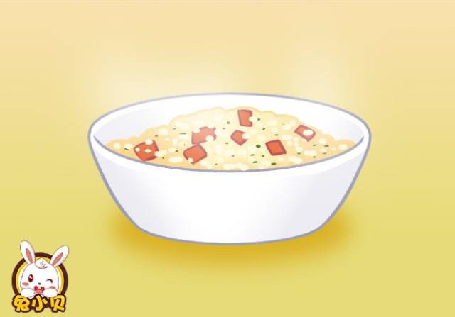 宝宝的午餐一碗米饭蒸蛋轻松解决,有米饭,有蔬菜,有鸡蛋…… 蒸的好吃