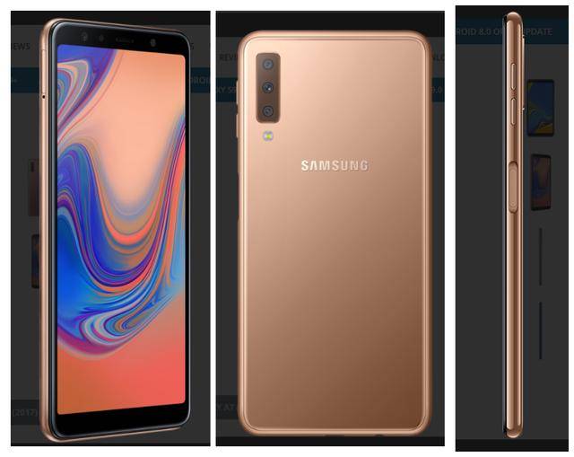 galaxy a7 2018正式发布,三星首款后置三摄像头手机