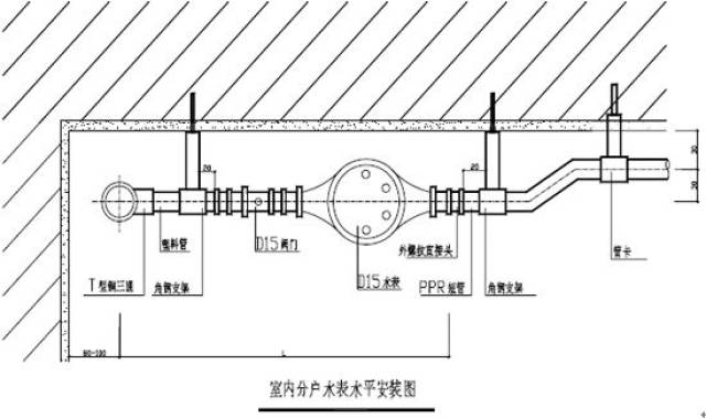 穿越地下室外墙必须用钢套管;柔性填料选用聚氨酯发泡,油麻或石棉绳