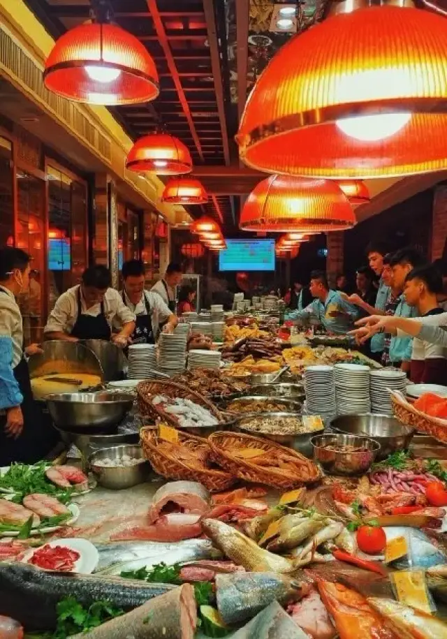 今晚的夜宵吃潮汕大排档,安排一下?