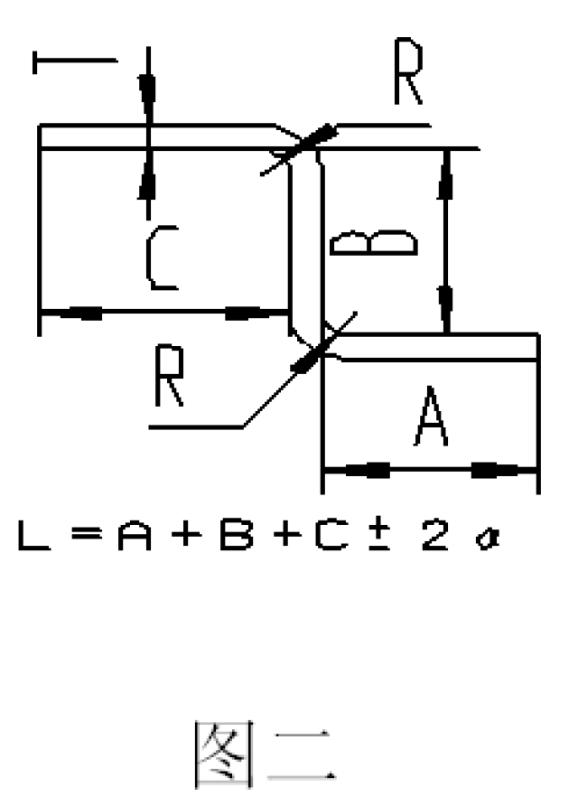 90度带圆弧折弯展开计算公式!