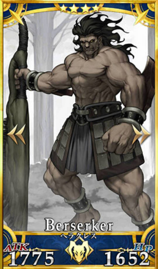 宝具(c~a )-射杀百头☆ 1,对敌方单体进行超强力攻击 2,防御力下( 