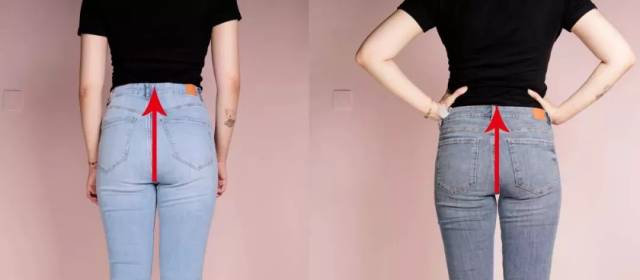 锥形裤线条流畅,膝盖部位比较宽松,视觉上缩小了和胯部的宽窄对比