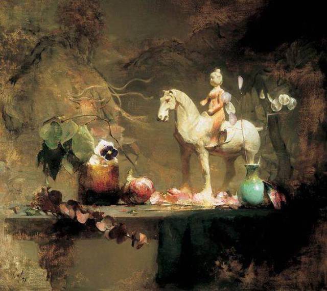 现代伦勃朗——美国画家david leffel 的静物油画作品
