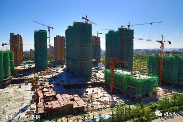 在建中的福临城新区一隅